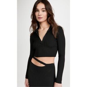 Anna October | polo crop top